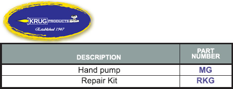 Model G Krug Hand Pump – CHS Propane Equipment